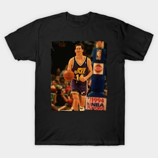 Jeff Hornacek - Vintage Design Of Basketball T-Shirt